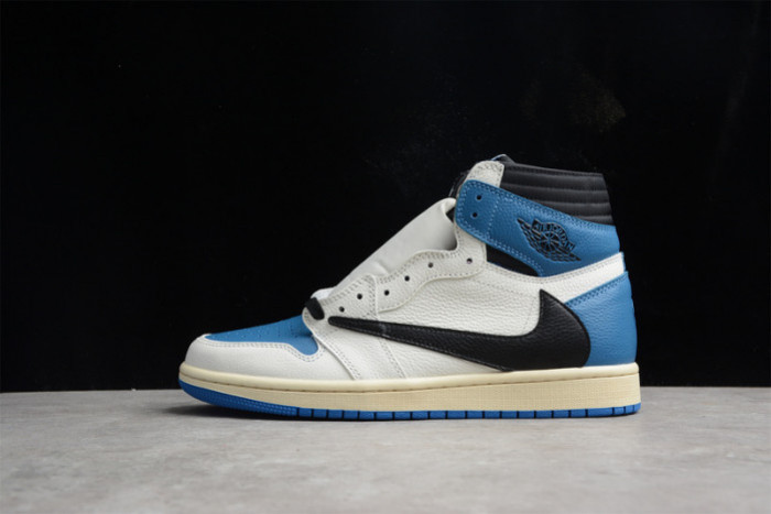 Travis Scott x Fragment x Air Jordan 1 High OG SP Military Blue DH3227-105